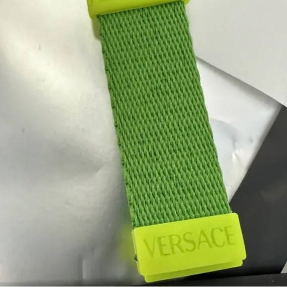 Versace Medusa-plaque logo-jacquard bracelet (new) - Picture 2 of 3